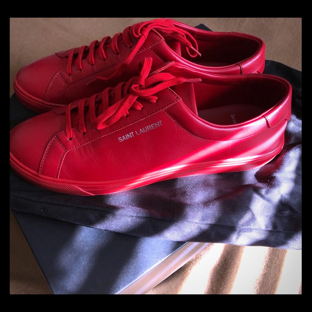Saint Laurent Andy Rouge Sneakers
